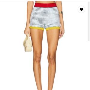 Vibrant Knit Swim Coverup Shorts